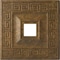 Ekena Millwork Eris Ceiling Medallion (Fits Canopies up to 9 7/8"), 18"W x 18"H x 3 1/2"ID x 1 1/8"P, Rubbed Bronze CM18ERRZS - alternate 1